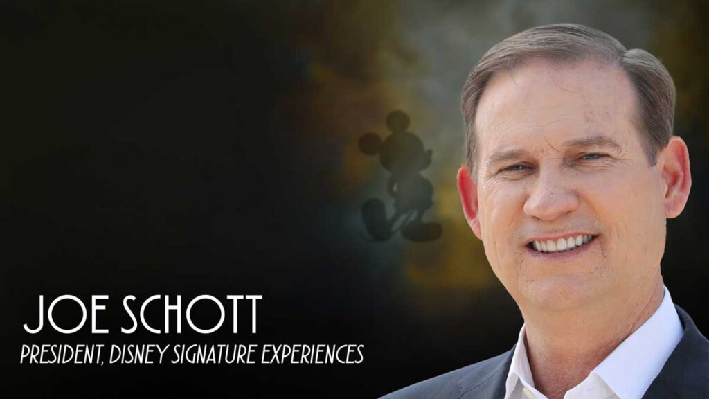 Joe Schott Appointed President of Disney Signature Experiences Amid Disney Experiences Leadership Changes