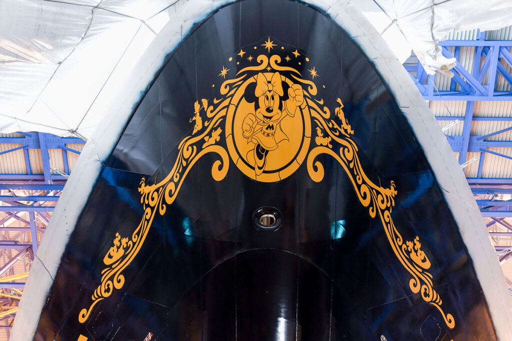 Disney Destiny Ship’s Log Update – Hero Minnie Mouse Bow Artwork Painted