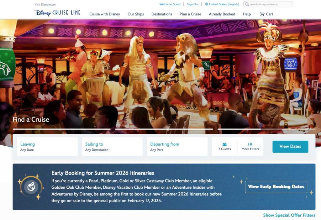Disney Cruise Line’s Summer 2026 Sailings – A Look at Opening Day Prices