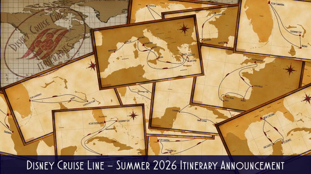 Disney Cruise Line Announces Summer 2026 Itineraries (May – September)