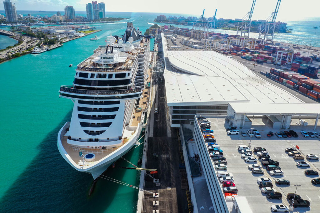 First Look at the World’s Largest Cruise Terminal in Miami