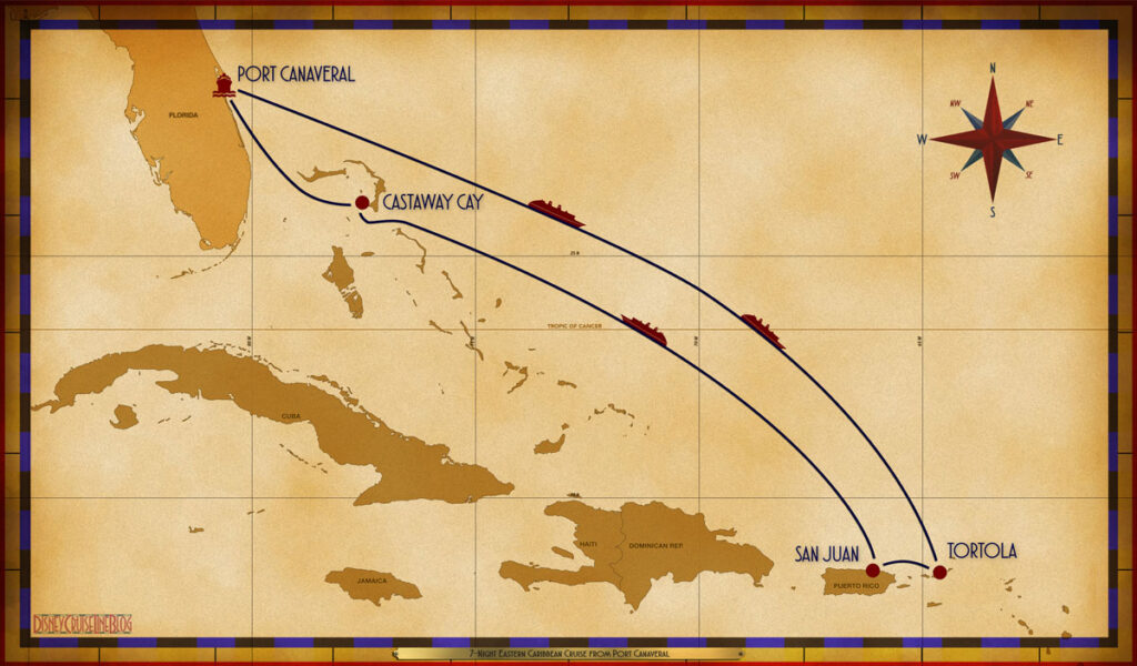 Personal Navigators: Disney Treasure 7-Night Eastern Caribbean Cruise from Port Canaveral – February 1, 2025