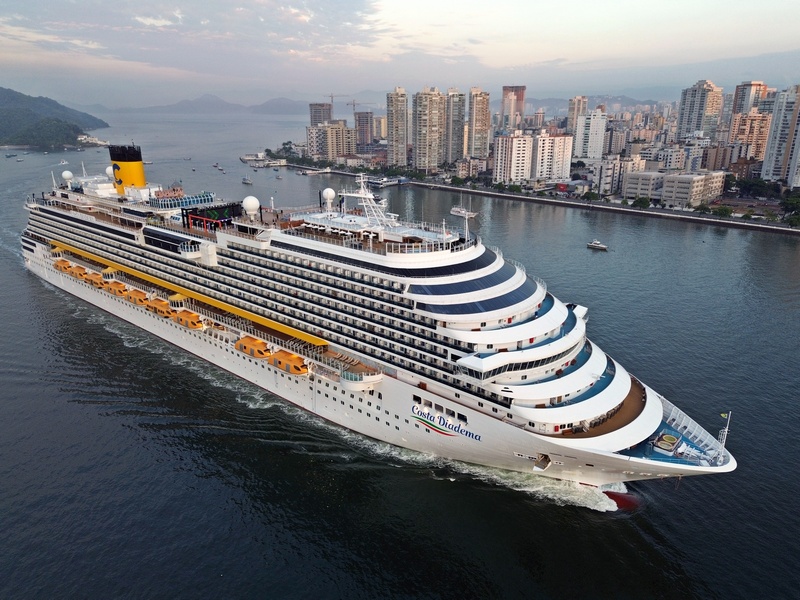 Costa Diadema Returns to Santos for Last Cruise of the Brazilian Season – Cruise Industry News