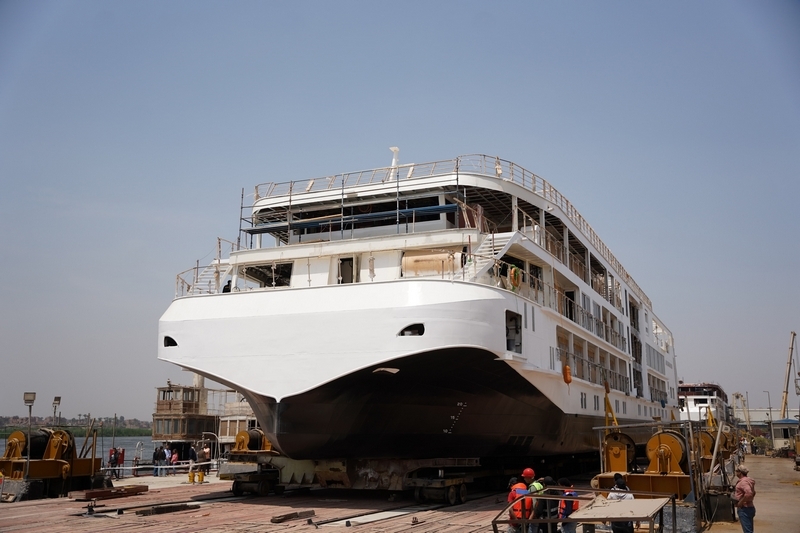 Viking Celebrates Float Out of Viking Amun in Cairo – Cruise Industry News