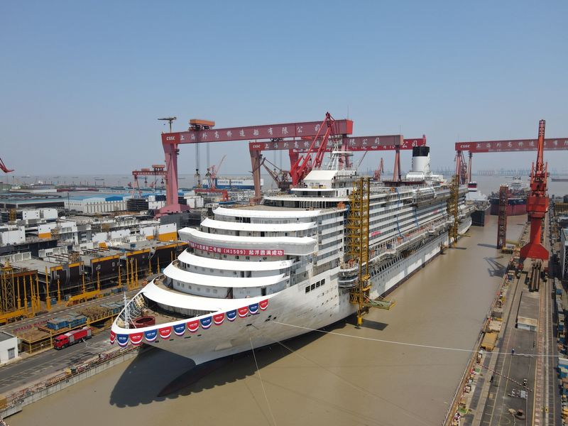 Adora Flora City Floats Out – Cruise Industry News